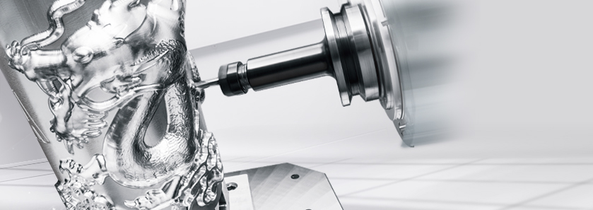 CNC Horizontal Machining Center Close-up