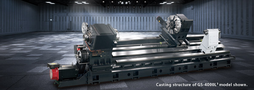 CNC Maximum Performance Turning Centers Casting structure of GS-600L2 model shown