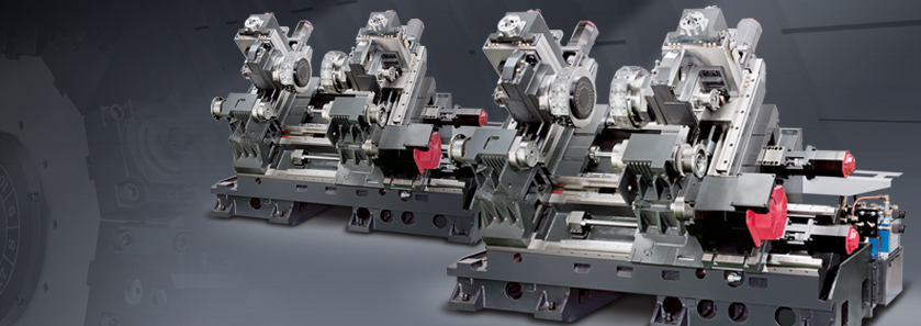 Twin Spindles & Twin Turrets Turning Center GTS-150MMX series model shown