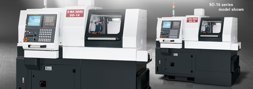 Maximum Performance swiss turning centers SD-16 series model shown