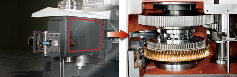 Casting struction of GV-800 series shown